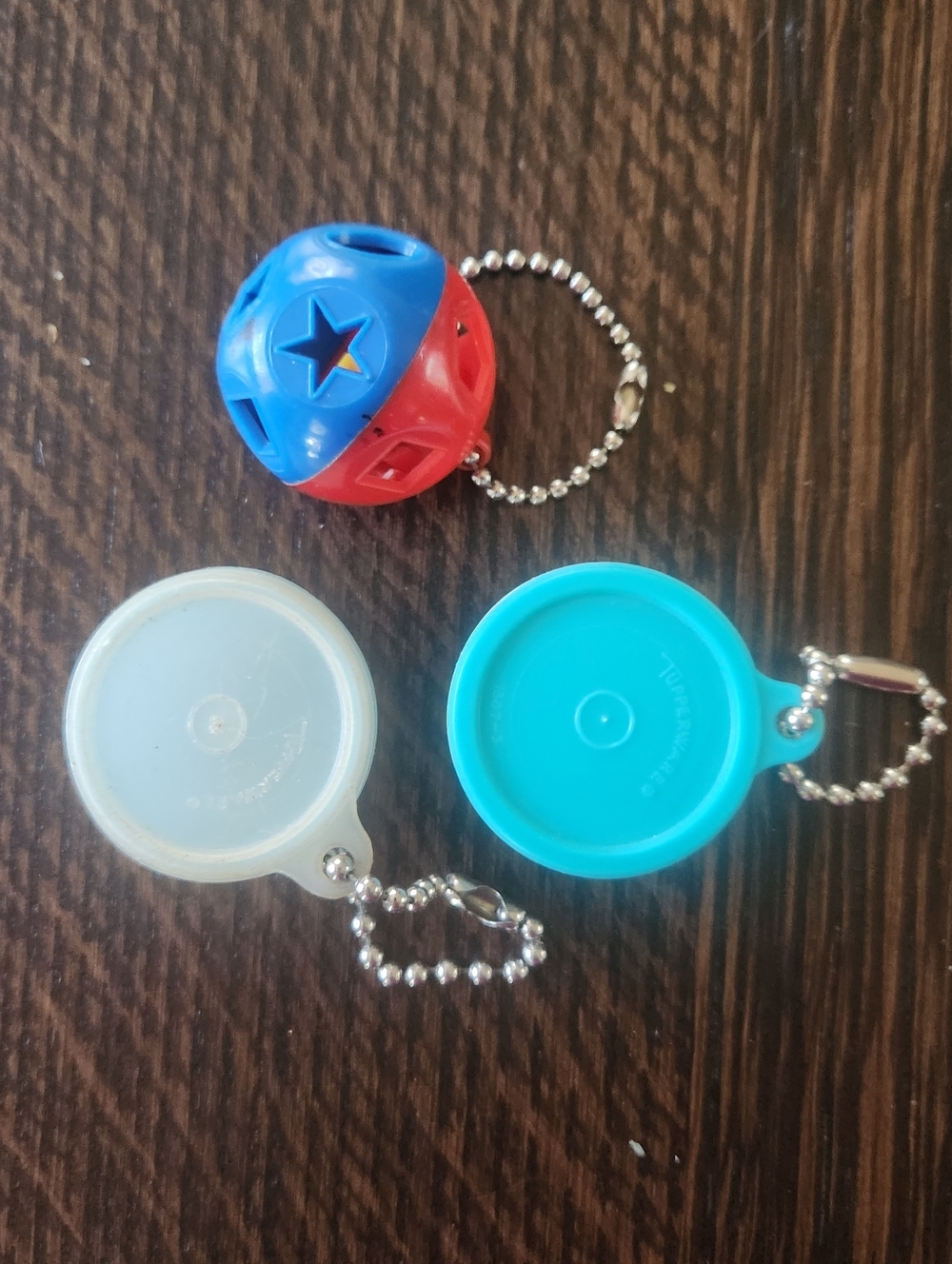 Vintage Tupperware Keychains Set Of 3 $25